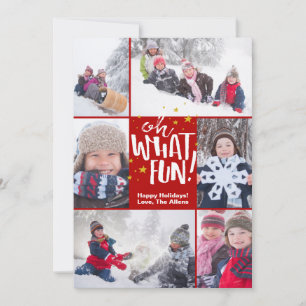 What Fun!   Christmas Photo Card