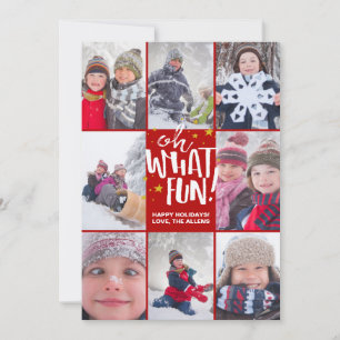 What Fun!   Christmas Photo Card