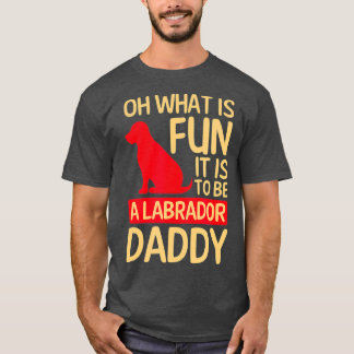 What Fun Dady Design Labrador Christmas T-Shirt