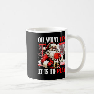 What Funny It Is To Play Christmas Santa Playing D Coffee Mug