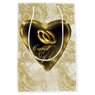 What God has Put Together Wedding (Gold) Medium Gift Bag