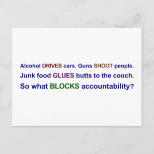 What happened to personal accountability postcard