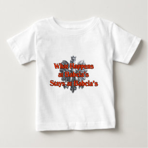 What happens at Babcia's Stays at Babcia's Baby T-Shirt