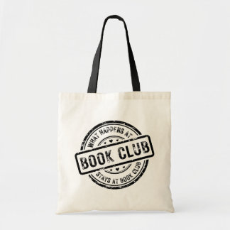 What Happens at Book Club Personalised Tote Bag