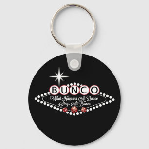 What Happens At Bunco Stays At Bunco Fun Key Ring
