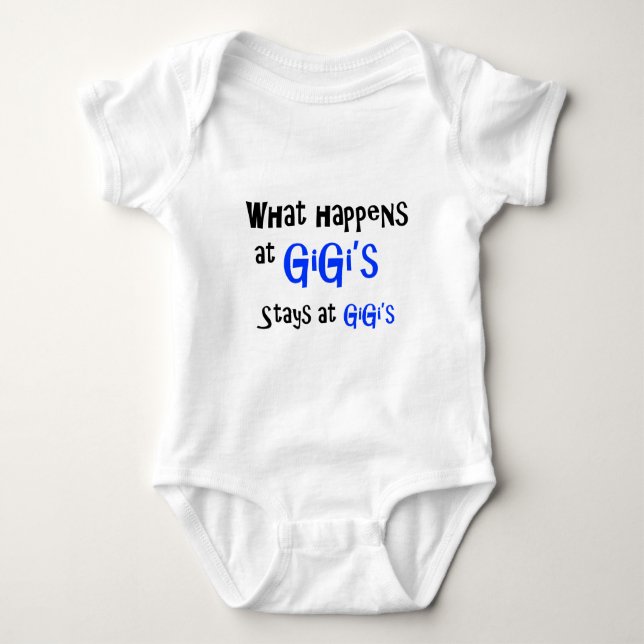 What happens at GiGi Baby Bodysuit (Front)
