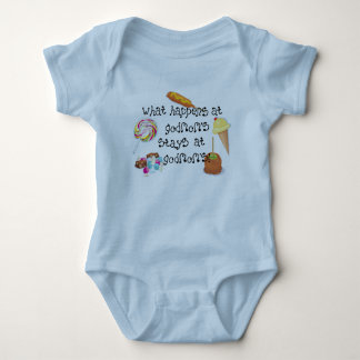 What Happens at Godmom's STAYS at Godmom's Baby Bodysuit