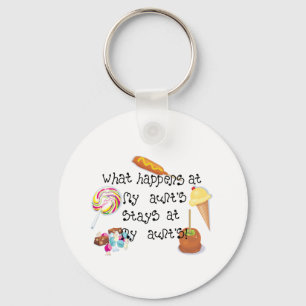 What Happens at My Aunt's STAYS at My Aunt&ap Key Ring