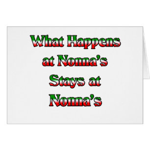 What Happens at Nonna's, Stays at Nonna's