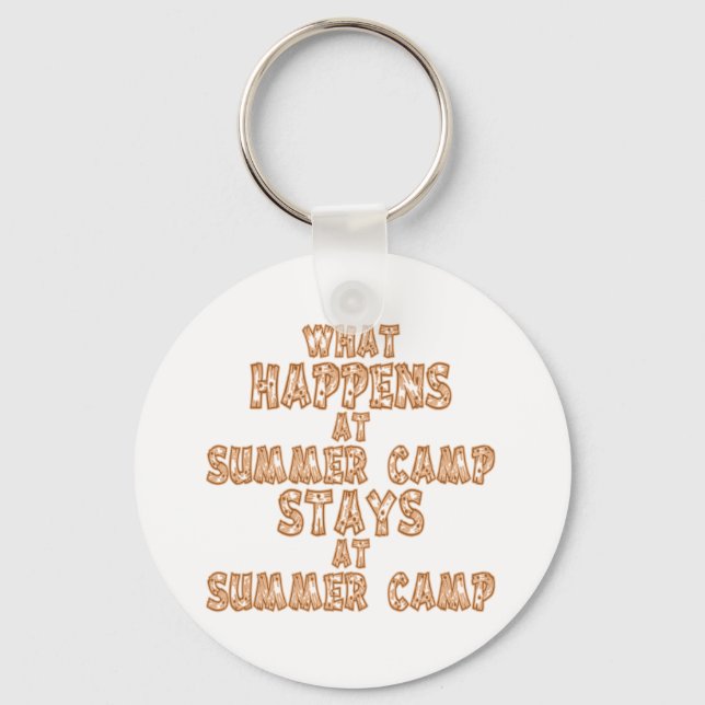 What Happens at Summer Camp Key Ring (Front)
