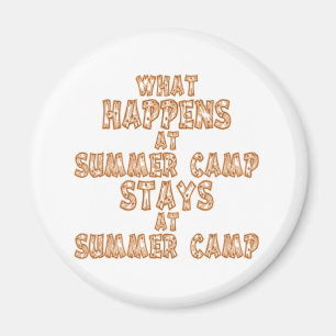 What Happens at Summer Camp Magnet