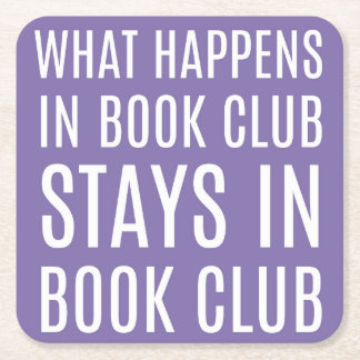 What Happens in Book Club Stays Coasters