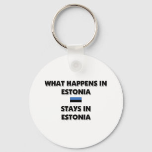 What Happens In ESTONIA Stays There Key Ring