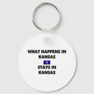 What Happens In KANSAS Stays There Key Ring