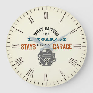 What Happens in the Garage Stays Wall Clock