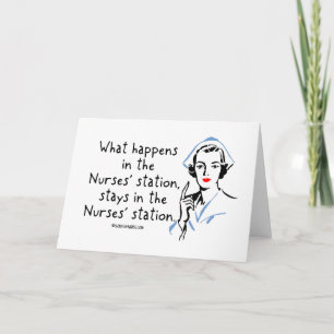 What Happens in the Nurses Station Card