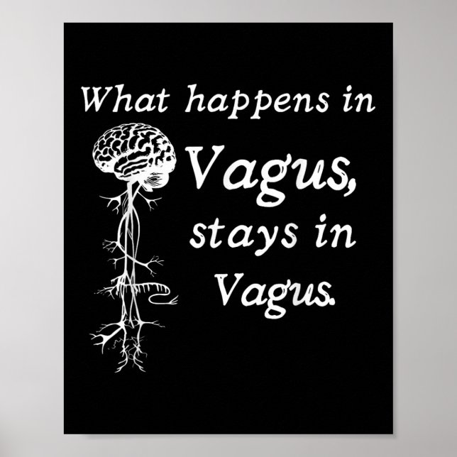 What Happens In Vagus Stays In Vagas Nervous Syste Poster (Front)
