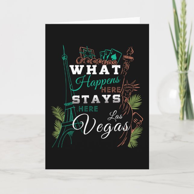 What Happens In Vegas Card (Front)