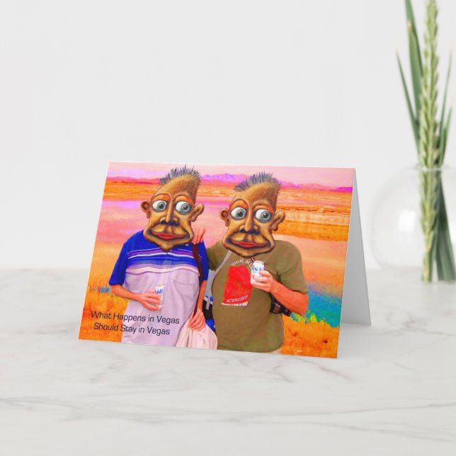 What Happens in Vegas Should Stay in Vegas Card (Front)