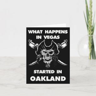 What Happens In Vegas Started In Oakland  Card