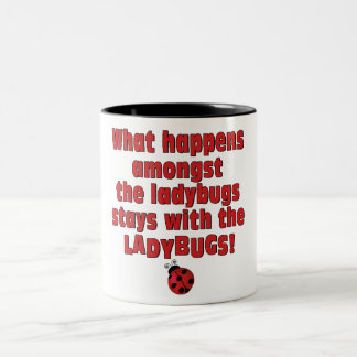 What Happens . . . Ladybugs Two-Tone Coffee Mug