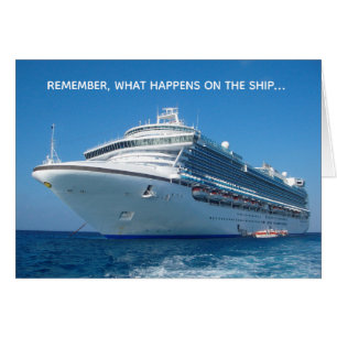 What Happens On Cruise Ship Stays on Facebook Card