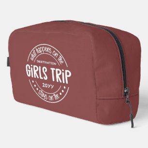 What happens on Girls Trip Custom Girls Weekend Dopp Kit