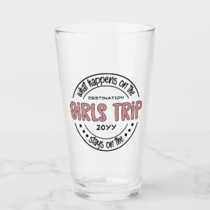 What happens on Girls Trip Custom Girls Weekend Glass