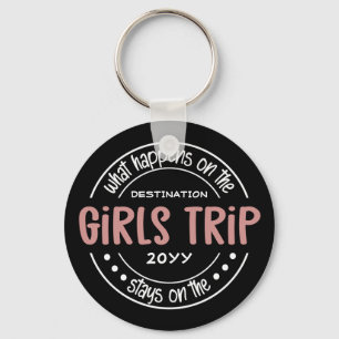 What happens on Girls Trip Custom Girls Weekend Key Ring