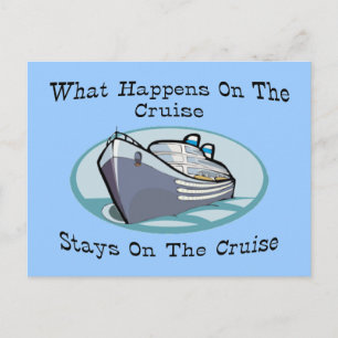 What Happens On The Cruise Postcard