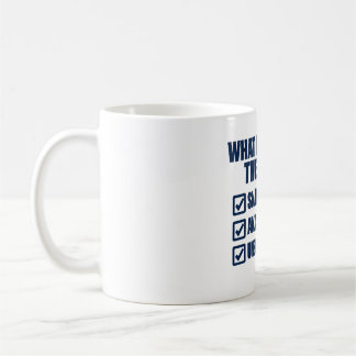 What I Bring To The Table Snacks Anxiety Facts Coffee Mug