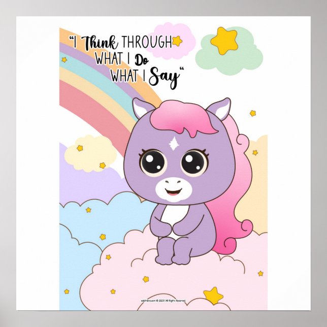 what I do What I say wall art (Front)