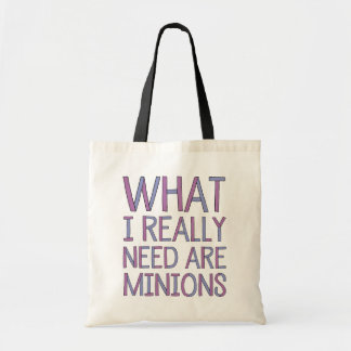 What I Really Need Are Minions Tote Bag