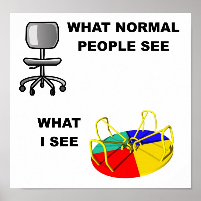 What I See Funny Poster (Front)