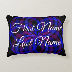 What If 3D Flower Petal Geometric Accent Pillow