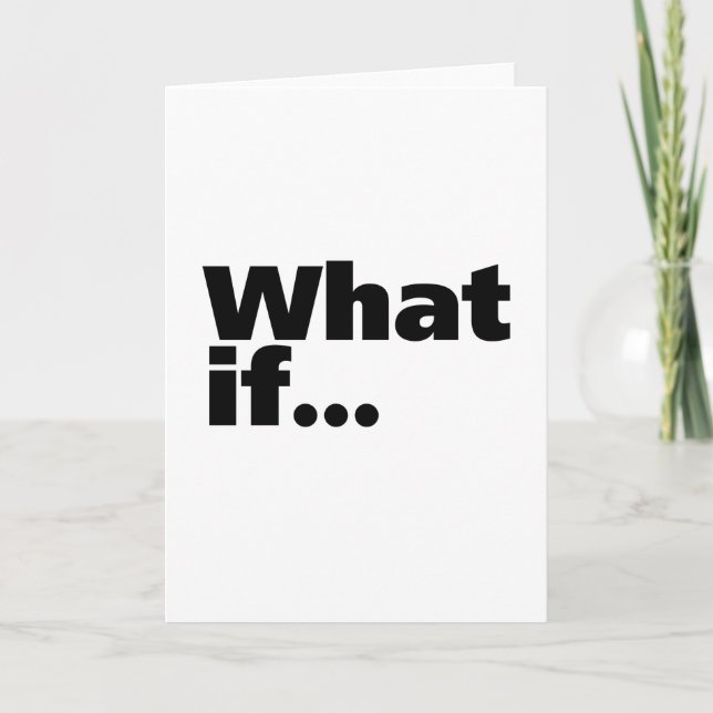 What If Card (Front)