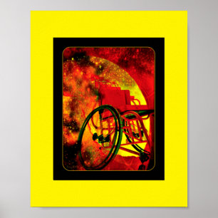 "What if God's Thrown was a Wheelchair" Poster