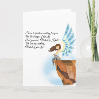 What if I fall? Greeting Card