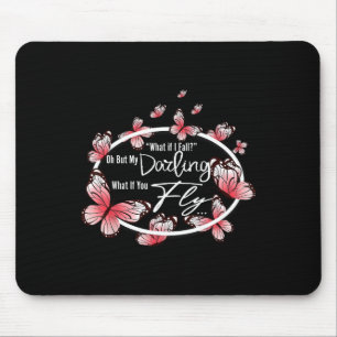 What If I Fall Oh Cute Fall Autumn Thanksgiving Mouse Pad