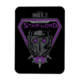 What If…?   T'Challa Star-Lord Helmet Graphic Magnet