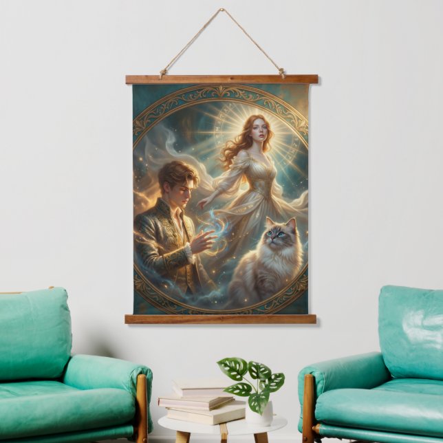 What If Your Pet Was Human? – Artistic Portrait Ta Hanging Tapestry (Living Room)