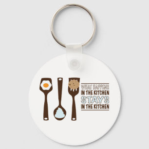 What In The Kitchen Stays In The Kitchen Key Ring