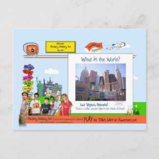 What in the World? Las Vegas! Postcard