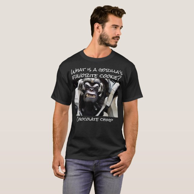 What is a gorilla's favourite cookie? T-Shirt (Front Full)