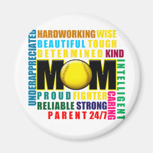 What is a Softball Mum copy.png Magnet