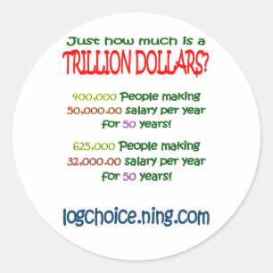 What is a trillion classic round sticker