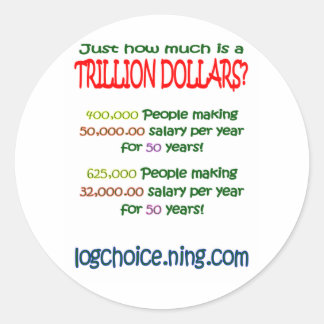 What is a trillion classic round sticker