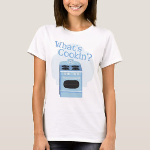  What Is Cooking Fun Retro Oven Illustration Art T-Shirt