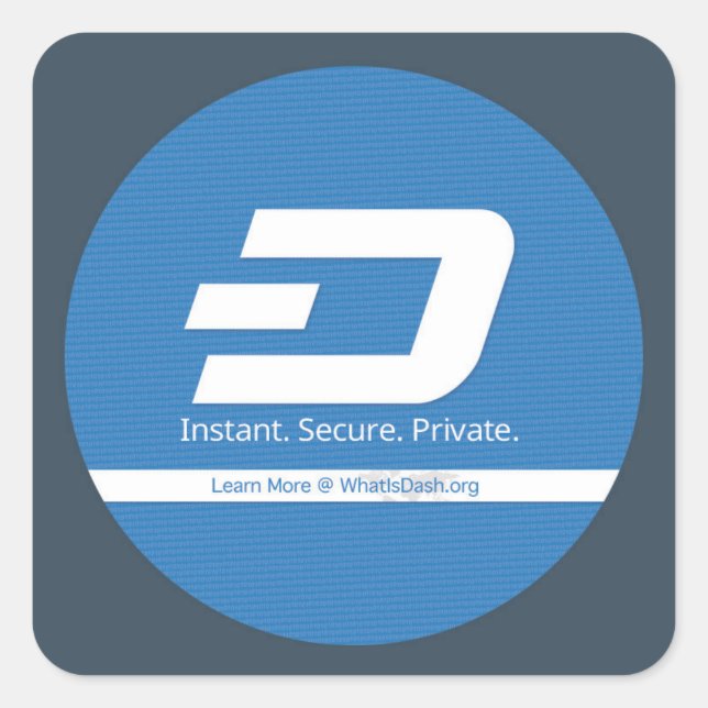 What is Dash S1 Square Sticker (Front)
