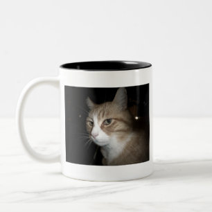 What is he thinking? Two-Tone coffee mug